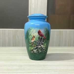 Urna Funeraria para Mascotas de Aluminio Estilo Americano Personalizada, Grabada a Mano, Ecológica, Recuerdo Metálico de Alta Calidad para Decoración del Hogar - Product Image 3