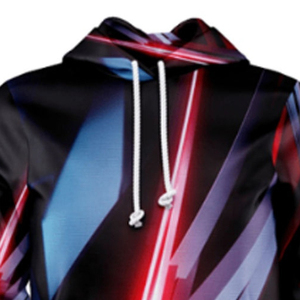 OEM personalizado 3D Puff impresión liso 380gsm sudaderas con capucha sublimadas sudaderas para hombres 100% algodón sólido personalizado frente - Product Image 6