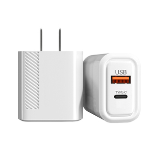 Caricatore USB da Muro 2-in-1 ad Alta Velocità per Ricarica Rapida Type-C, Certificato per UK EU, Laptop, RoHS FCC, in Plastica - Product Image 2