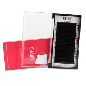 Charmlash Vente en gros de cils individuels en cachemire, fournisseur de plateaux de cils, cils volumineux, naturels, longs, faux vison, cils professionnels complets - Product Image 1