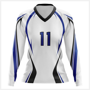 Dernier maillot de volley-ball personnalisé pour femmes Uniforme de conception unique pour les joueuses Vêtements essentiels 100% polyester Séchage rapide Respirant - Product Image 2