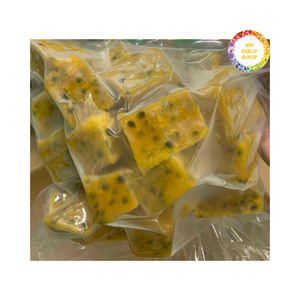 Material natural de maracuyá de Vietnam moldeado en puré de maracuyá congelado, adecuado para mezclas de bebidas y tiendas de postres. - Product Image 6