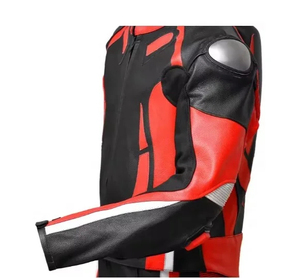 Combinaison de course moto unisexe haut de gamme en cuir et textile, imperméable, coupe-vent, équipement de protection personnalisé, homologuée CE, OEM - Product Image 2