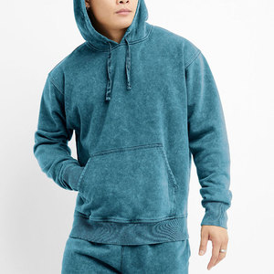 Top Trending Peso pesado Personalizado de gran tamaño Lavado con ácido Sudaderas con capucha desgastadas Hombres Ripped Sudaderas con capucha de gran tamaño hombres - Product Image 1