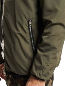 Waterproof 100% Nylon Custom Embroidery Windproof Bomber <b>Jacket</b> Patchwork <b>Flight</b> Bomber <b>Jacket</b> <b>Men</b> - Product Image 6