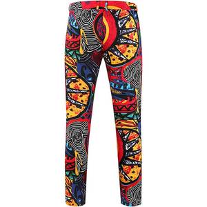 Latest High Quality New Stitched Variety Button <b>Suit</b> Casual Zip Fashion Boys and Girls Printed Trousers Stretch Trousers - Product Image 2