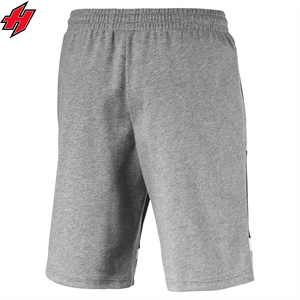 Unisex Vintage All-Over Print Sweat <b>Shorts</b> 100% Cotton French Terry Solid Pattern Custom Embroidered <b>Patch</b> Logo Elastic Waist - Product Image 3