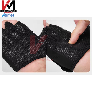 ถุงมือฟิตเนสระดับพรีเมียม ป้องกันการลื่น สายรัดยกน้ำหนัก แผ่นรองยกน้ำหนัก สำหรับเดดลิฟท์ ครอสฟิต ออกกำลังกายในยิม ปกป้องฝ่ามือ - Product Image 5