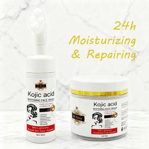 5D Gluta kojik asit beyazlatma cilt bakımı seti jel yağı yüz temizleyici saf kollajen C vitamini cilt aydınlatma kaldır karanlık noktalar Acnes - Product Image 3