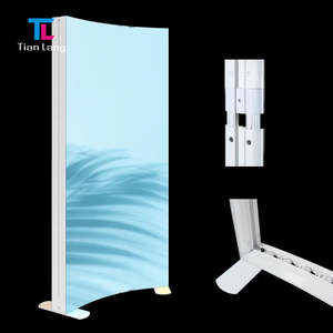 Portátil Marco De Aluminio LED Con Fondo De Pantalla Retroiluminada Soporte De Luz Para Tela Roll up Displays - Product Image 5