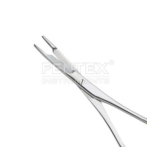 Portaagujas manual de acero inoxidable Olsen-Hegar con tijeras de sutura diseñadas para uso quirúrgico - Product Image 3