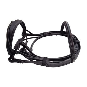 บังเหียนหนังบุนวมนุ่มปรับได้,สำหรับม้าที่มีหัวเข็มขัดหนังนิ่มสำหรับสายรัดและรองจมูก - Product Image 1
