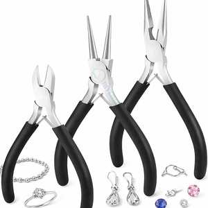 Juego de 5 Pinzas de Joyería Premium para la Fabricación y Elaboración de Joyas con Precisión - Product Image 2