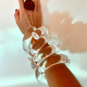 Brazalete de Acrílico en Diferentes Colores, Ecológico, Moderno, para Bodas, Tamaño Personalizado, Joyería de Alta Calidad para Mujer, HUSSAIN CRAFTS - Product Image 1