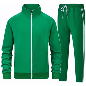Casual Winter Athletic Set Spandex/Cotton Tracksuit Full-Zip Breathable Hooded Track Jacket <b>Pants</b> Sporty Fit Zip Pockets 3D Logo - Product Image 2