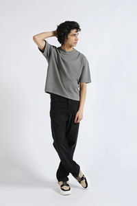 Camiseta Extra Grande para Hombre, 100% Algodón Grueso, Ecológica, con Logotipo Personalizado, Estampado en Serigrafía, Estilo Urbano, Precio al por Mayor - Product Image 6