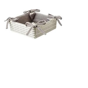 Paniers à pain en coton pur en tissu lavable de haute qualité, panier de rangement lavable pliable best-seller GOTS pour la maison - Product Image 4