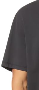 Camiseta de algodón de gran tamaño de 260G para hombre, diseño de hombro caído, camiseta en blanco de algodón de punto 100% para ropa de calle, marcas personalizadas - Product Image 2