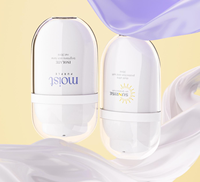 Bouteilles à pompe sans air de 30 ml avec impression de logo personnalisée en gros pour la solution de reconditionnement de produits cosmétiques (crème solaire, fond de teint)