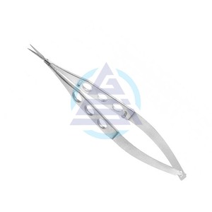 Ciseaux Katena Vannas extra minces à lames longues de 7mm, pointes pointues droites, ciseaux à micro-dissection - Product Image 1