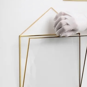 AK thủ công mỹ nghệ handmade chất lượng cao cấp Brass Glass Khung ảnh tùy chỉnh thiết kế cổ điển giữ ảnh cho trang trí nội thất/đám cưới 1 - Product Image 4