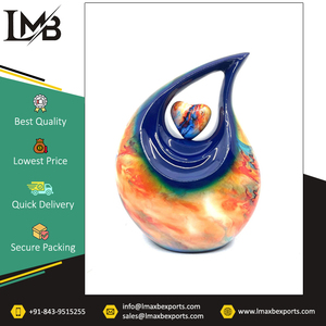 Experiencia en profundidad El proveedor ofrece suministros funerarios de estilo europeo Urnas de cremación de lágrima de aluminio Florero de cenizas de metal de bajo precio - Product Image 5