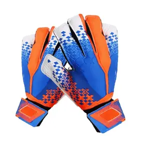 Gants de football américain pour enfants Handlady Brand Vente en gros Stock Cuir synthétique doré Revêtement en silicone Excellente adhérence Antidérapant - Product Image 6