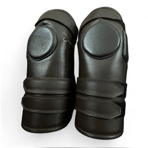 Meilleur prix, équipement équestre durable, logo personnalisé, genouillères d'équitation polo avec protection rembourrée douce, faible MOQ - Product Image 6