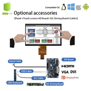 Cấp công nghiệp <span class=keywords><strong>7</strong></span> inch <span class=keywords><strong>boe</strong></span> 1024x600 <span class=keywords><strong>TFT</strong></span> LCD module GV070WSM-N10 LVDS 32pins IPS LCD màn hình hiển thị LCD Bảng điều chỉnh - Product Image 5