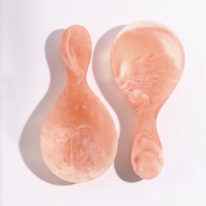 Indian <b>Small</b> <b>Spoon</b> Set of 2 Handmade Indian Decorative Resin <b>Spoon</b> Set Kitchen and Hotels Commercial Serving <b>Spoons</b> and Cutlery - Product Image 2