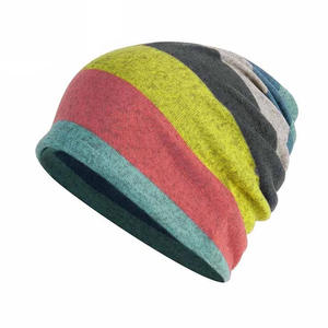 Gorros cálidos de Jacquard con logotipo personalizado de alta calidad, gorro de invierno de punto plegado de Color sólido, gorro de invierno de lana 100%, nuevo estilo, gorro de viaje - Product Image 2