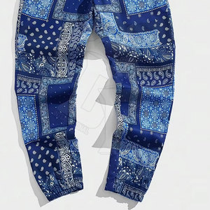 กางเกงวิ่งทรงหลวมแบบซับลิเมชันสำหรับผู้ชายผ้านุ่มใส่สบายดีไซน์ทันสมัย - Product Image 6