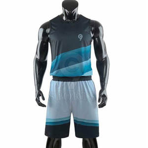 Ensemble maillot et short de basket-ball respirant de haute qualité pour hommes, uniforme sportif avec logo personnalisé - Product Image 1