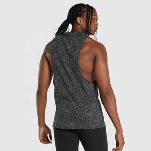 OEM Design 100% Polyester <b>Men's</b> <b>Tank</b> <b>Top</b> Custom Sports Gym Running & Weightlifting Siglets Wholesale - Product Image 4