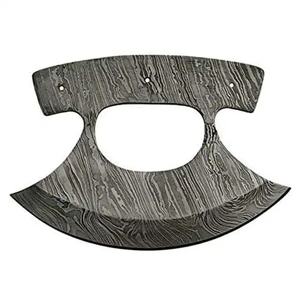 Jexmoo Custom Handmade Damascus Steel Full Tang Ulu <b>Knife</b> Leather Sheath 6-7.9in Blade Dishwasher Safe for Anniversary Gift - Product Image 6