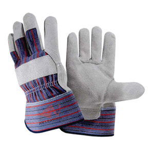 Guantes de trabajo de cuero XL con forro de algodón Cómodo protección antiimpacto Ignífugo para trabajos de uso general y soldadura - Product Image 5