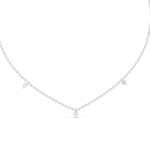Collier en diamant de laboratoire 0,305 CT, pendentif chaîne en diamant VVS-VS EF, or 18 carats, 14 carats, or rose, or jaune, or blanc, luxe, haute joaillerie - Product Image 4