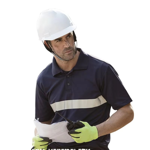 Uniformes informales de trabajo de alta visibilidad para hombre, camiseta de manga larga de secado rápido, tiras reflectantes, uniformes de trabajo de seguridad de alta visibilidad - Product Image 2
