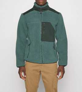 Streetwear Clothing Manufacturer Custom Sweatshirt Cotton Zip up <b>Sherpa</b> Polar <b>Fleece</b> Zip up Wool Jackets - Product Image 1