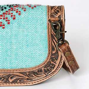 Manta de sillín de calidad superior superventas, bolso tejido occidental con eslinga mecanizada, Fabricante Mayorista indio - Product Image 4