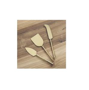 Ensemble de couteaux et de serveurs en laiton doré et ensemble de serveurs et de couteaux à gâteau en laiton très vendu, ensemble de couverts plaqués or - Product Image 3