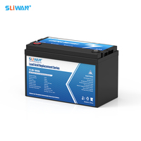 Baterai Pengganti Asam Timbal OEM ODM 12V Lifepo4 50ah 100ah 200ah 300ah Isi Ulang Siklus Dalam Lithium Ion Penyimpanan 12.8V 314Ah