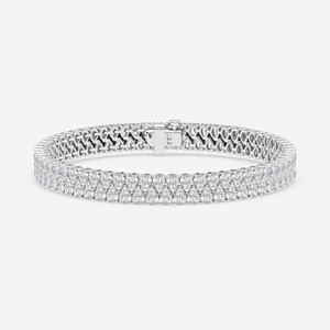 Delicate Sterling Silver Moissanite Pear Cut Diamond <b>Bracelet</b> with Prong Setting and Adjustable Design, Best <b>for</b> <b>Girls</b> and Teens - Product Image 3