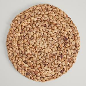 Hand woven <b>round</b> water hyacinth <b>placemat</b> supplier direct sale plate mat <b>placemats</b> for table setting - Product Image 5