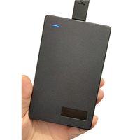 Casing HDD Eksternal Plastik Baru 2.5 Inch USB 3.0 Tanpa Alat untuk Hard Disk Drive SATA