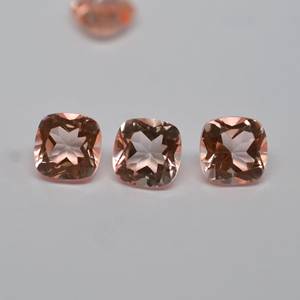 Hermoso cojín de morganita Natural, piedras preciosas sueltas de corte facetado, piedras preciosas curativas de alta calidad, tamaños personalizados, 3mm, a granel, bajo - Product Image 2