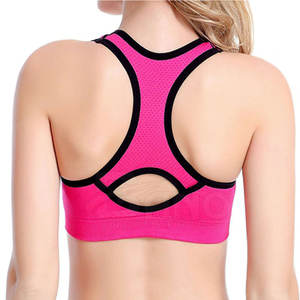 Sujetador deportivo de alta calidad para mujer, ropa deportiva de poliéster Spandex, talla XL, patrón estampado hecho en Pakistán - Product Image 4
