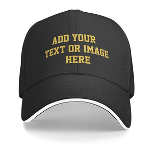 Concevez vos propres chapeaux personnalisés Logo texte casquettes de baseball personnalisées hommes et femmes réglable élégant unique - Product Image 1