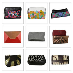 กระเป๋าคลัทช์หนังแท้ขนาดกะทัดรัดทำมือแฟชั่นผู้หญิง - Product Image 3