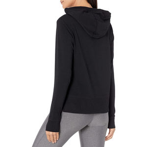 Athletic Jet Black Hoodie 2025 Ligero de manga larga Sudadera con capucha de lana para mujer Puff Print Fit Style Camuflaje de moda - Product Image 5